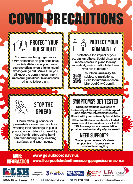 Coronavirus Safety - Property Poster